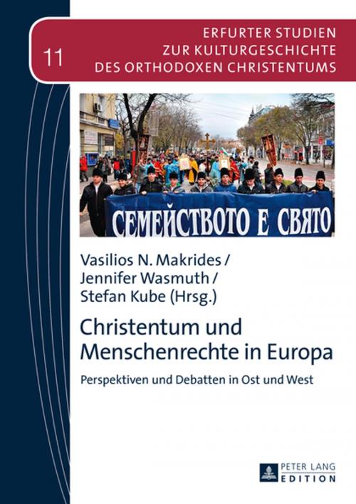 Cover of the book Christentum und Menschenrechte in Europa by , Peter Lang