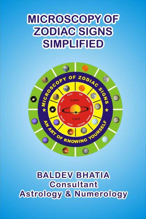 Cover of the book Microscopy of Zodiac Sign - An art of Knowing Yourself by Baldev Bhatia, BookRix