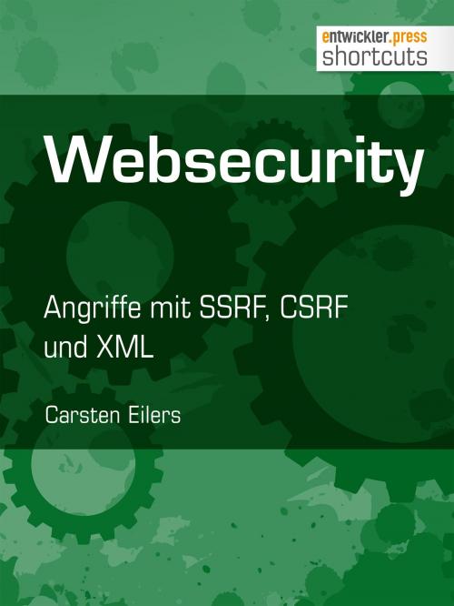 Cover of the book Websecurity by Carsten Eilers, entwickler.press