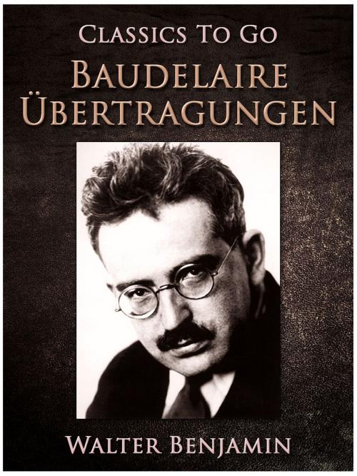 Cover of the book Baudelaire Übertragungen by Walter Benjamin, Otbebookpublishing