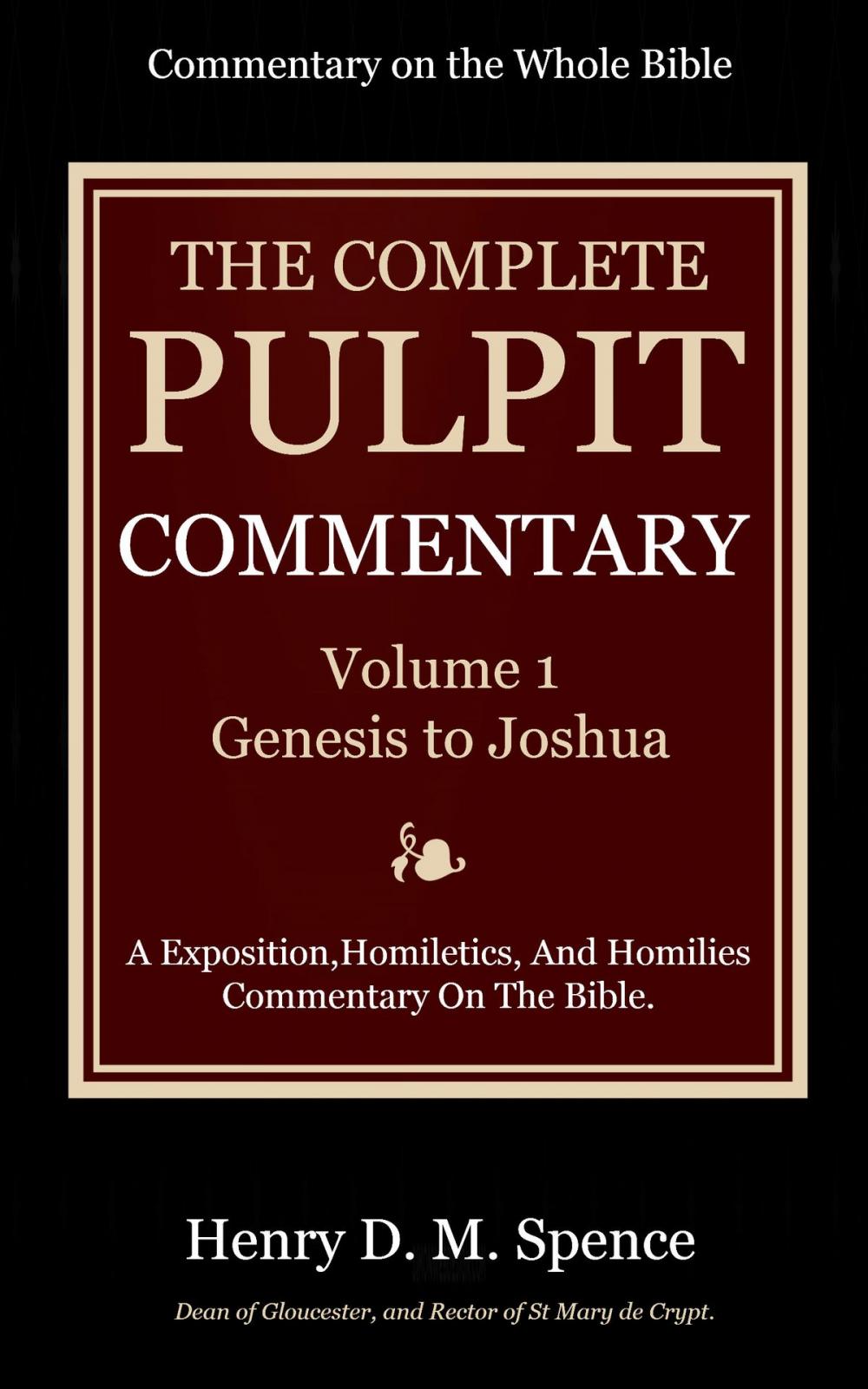 Big bigCover of The Pulpit Commentary, Volume 1