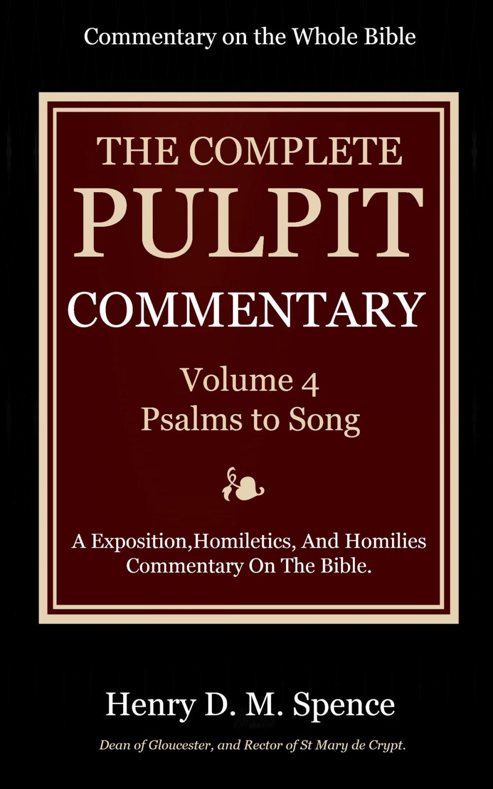 Big bigCover of The Pulpit Commentary, Volume 4