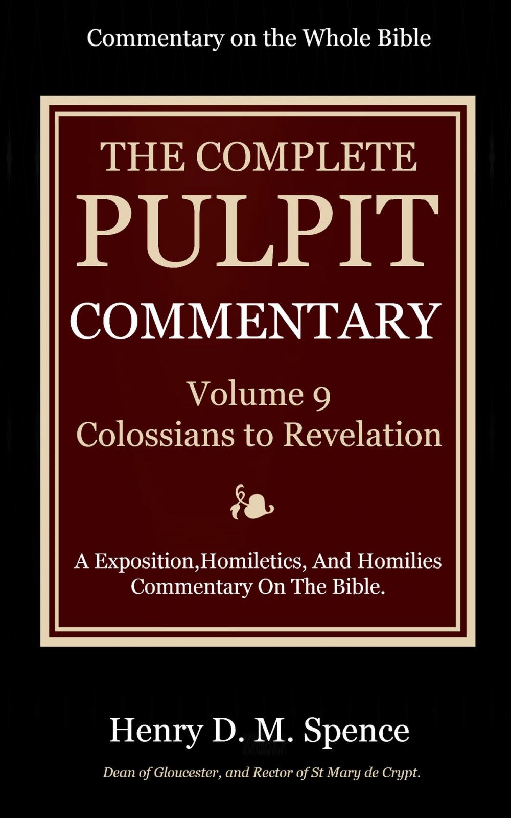 Big bigCover of The Pulpit Commentary, Volume 9