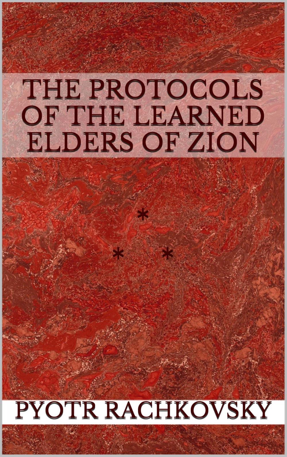 Big bigCover of The Protocols of Zion