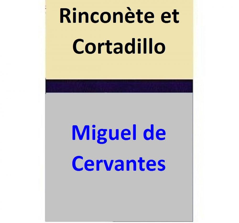 Big bigCover of Rinconète et Cortadillo