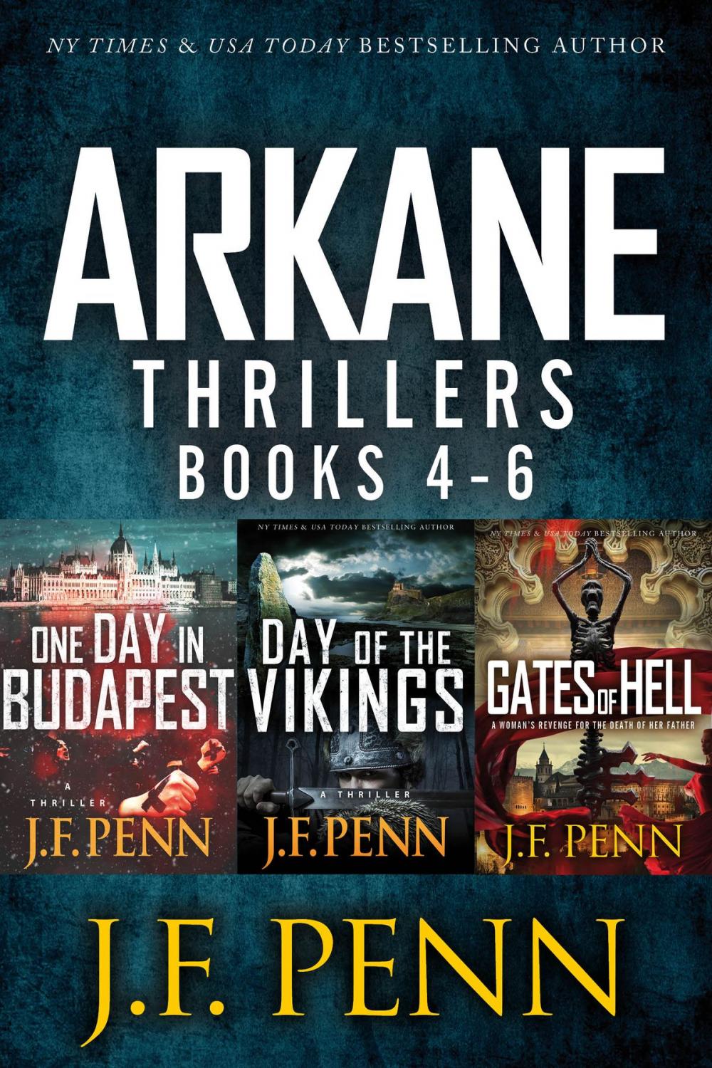 Big bigCover of ARKANE Thriller Boxset: One Day in Budapest, Day of the Vikings, Gates of Hell