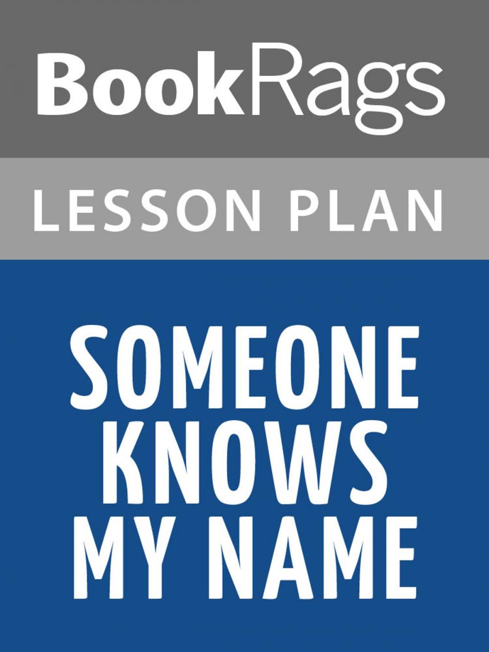 Big bigCover of Someone Knows My Name Lesson Plans