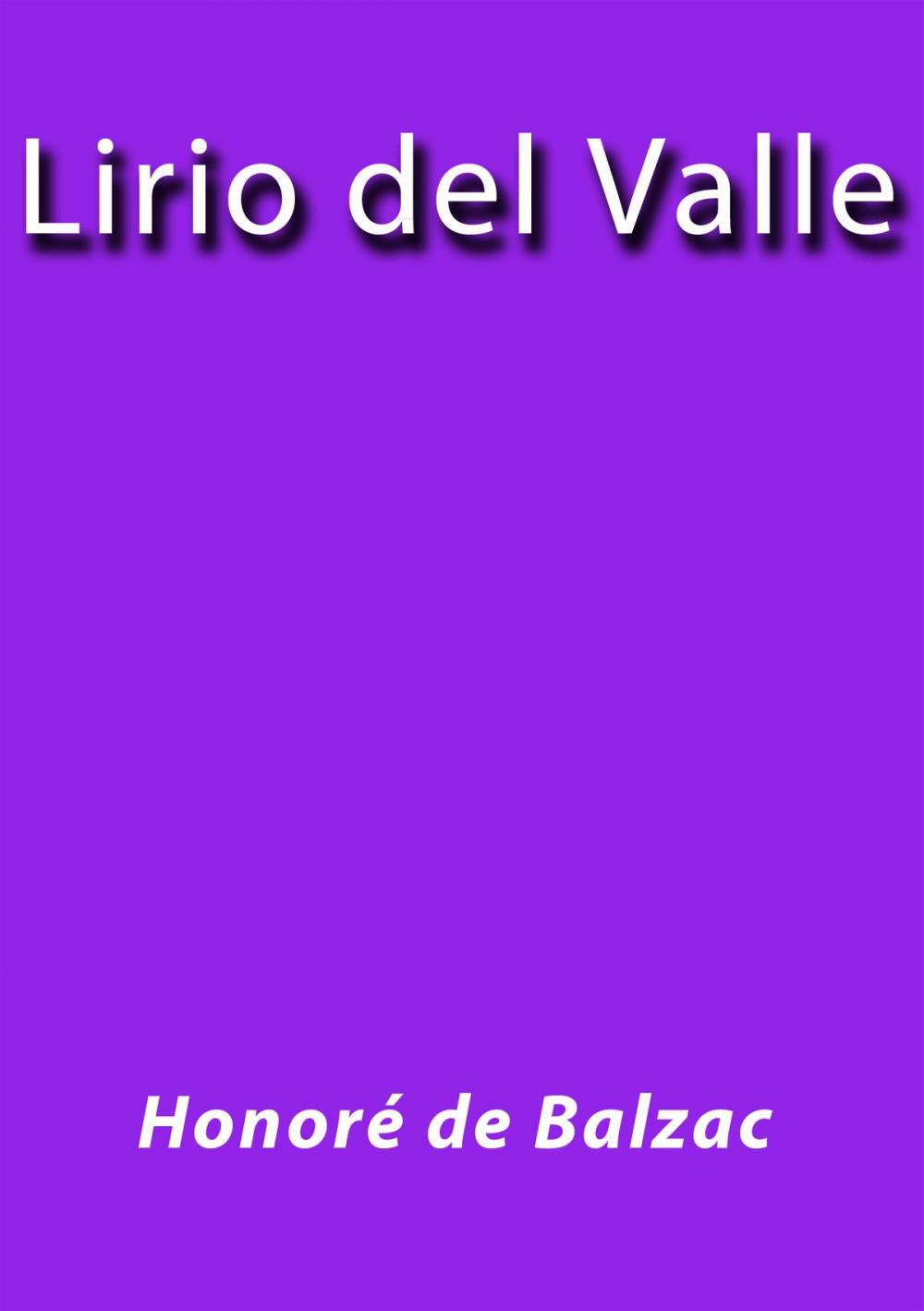 Big bigCover of Lirio del valle