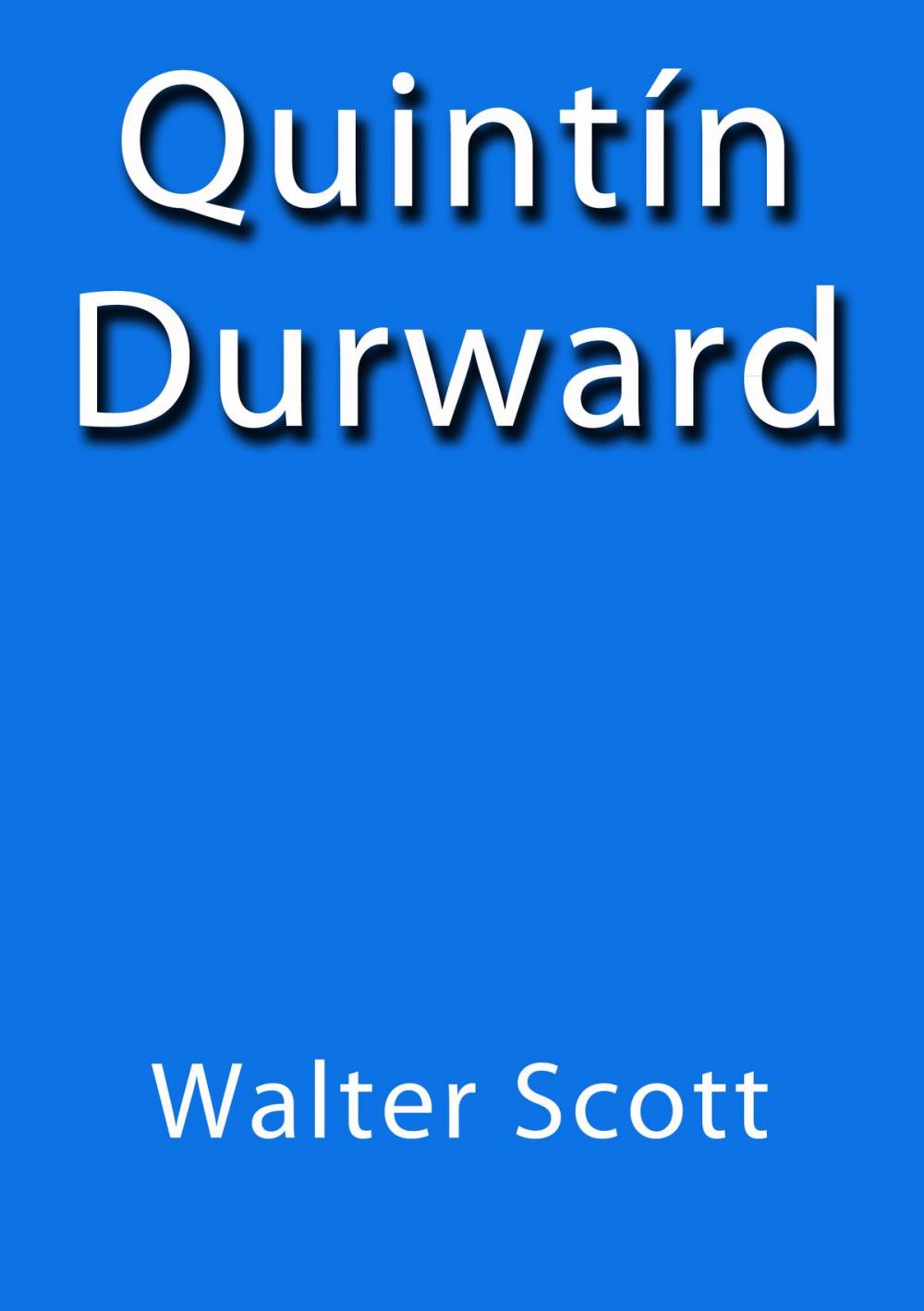 Big bigCover of Quintin Durward