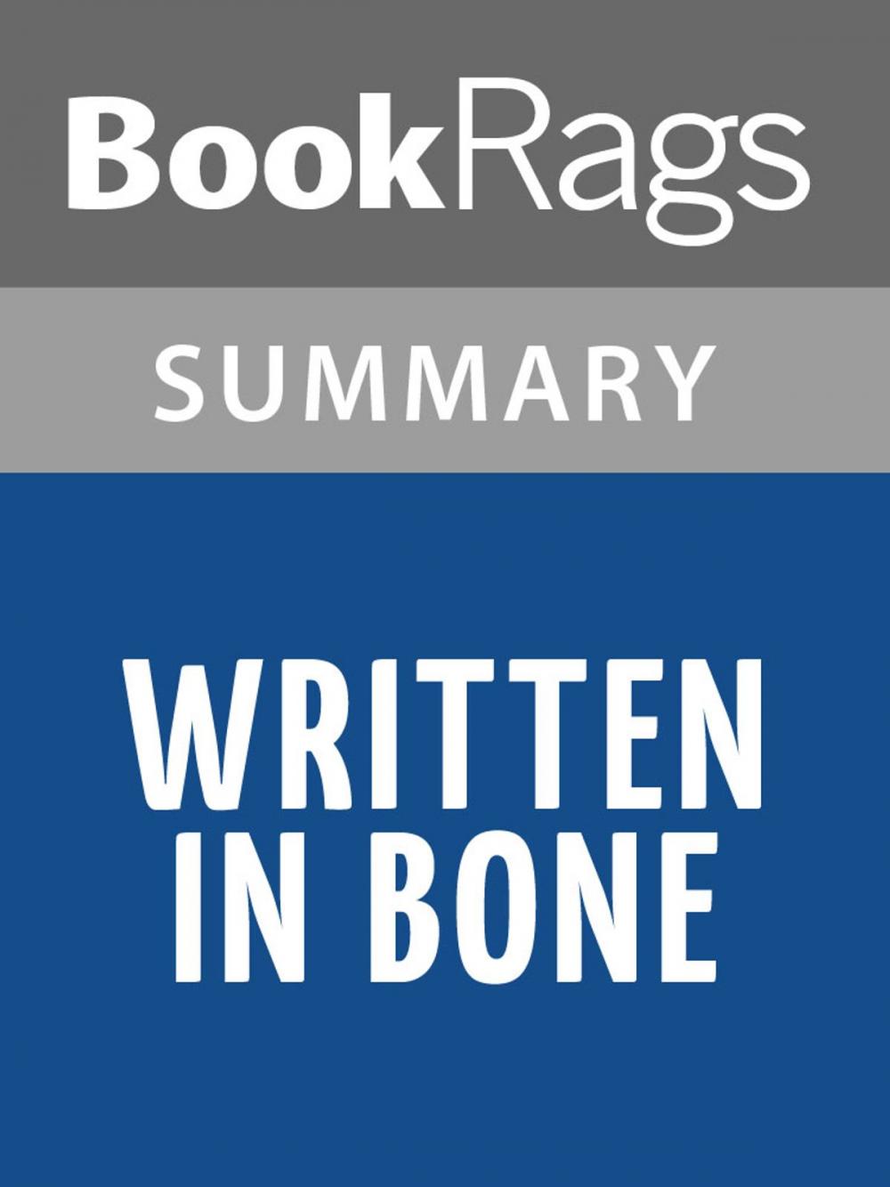 Big bigCover of Written in Bone by Simon Beckett l Summary & Study Guide
