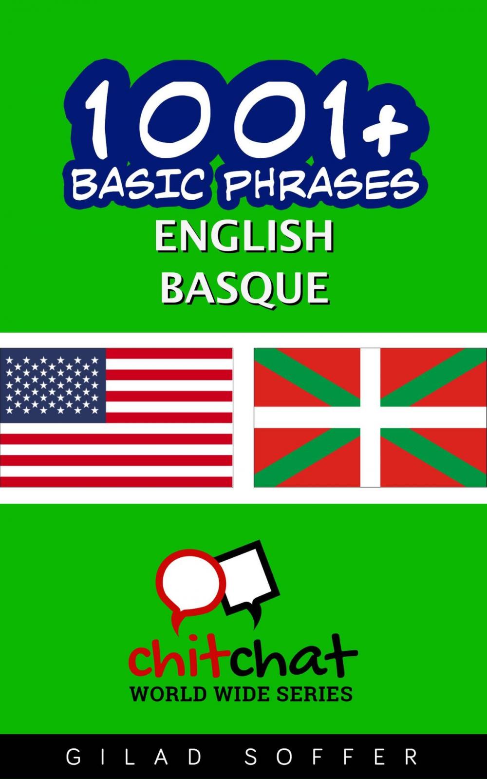 Big bigCover of 1001+ Basic Phrases English - Basque