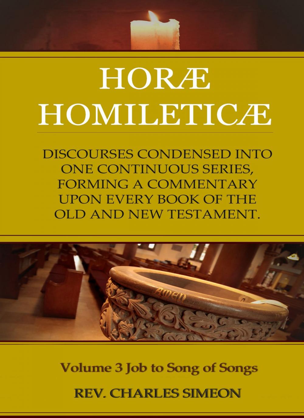 Big bigCover of Horae Homileticae, Volume 3