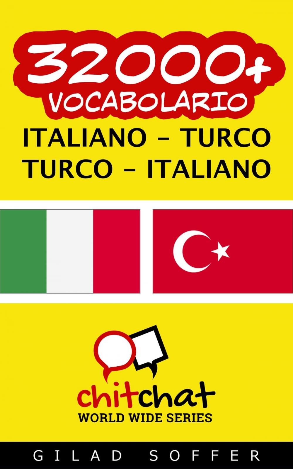 Big bigCover of 32000+ vocabolario Italiano - Turco