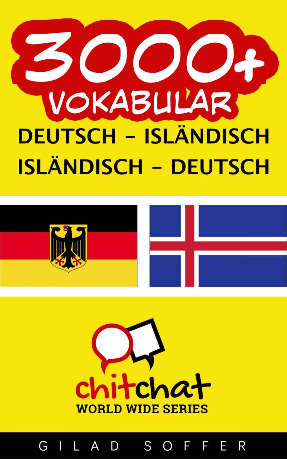 Big bigCover of 3000+ Vokabular Deutsch - Isländisch