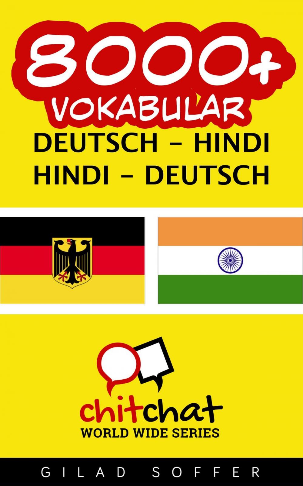 Big bigCover of 8000+ Vokabular Deutsch - Hindi