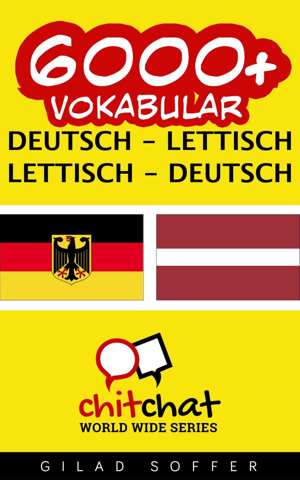 Big bigCover of 6000+ Vokabular Deutsch - Lettisch