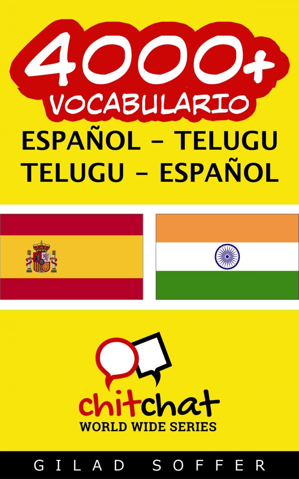 Big bigCover of 4000+ vocabulario español - telugu