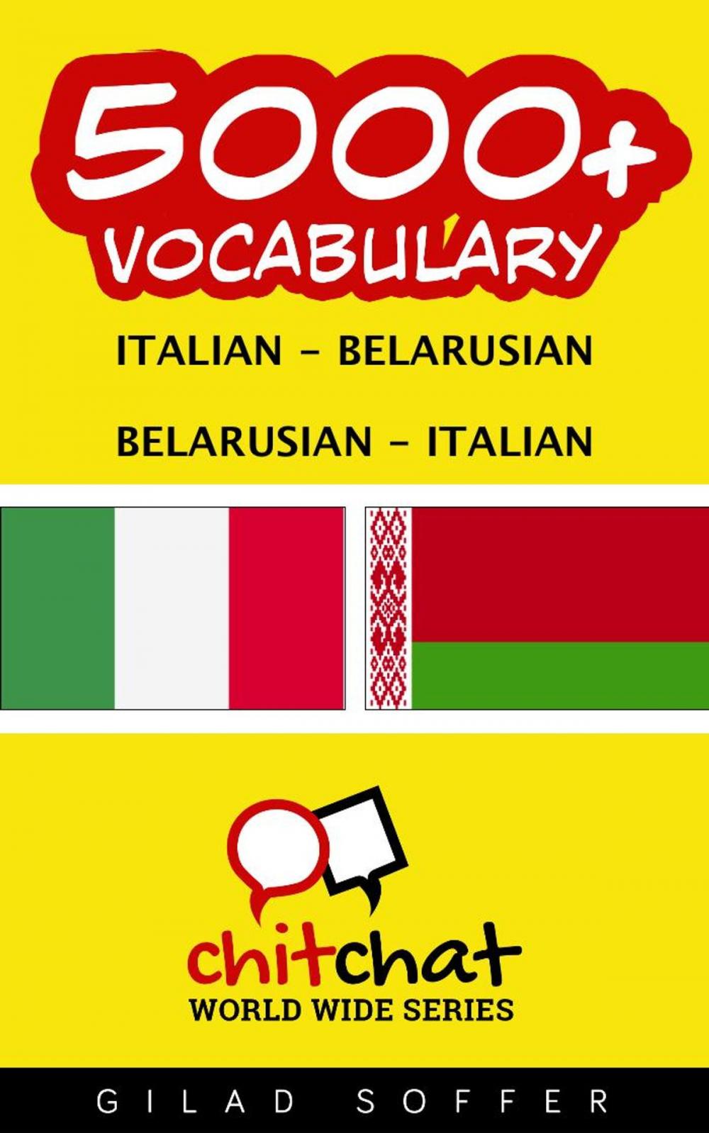 Big bigCover of 5000+ Vocabulary Italian - Belarusian