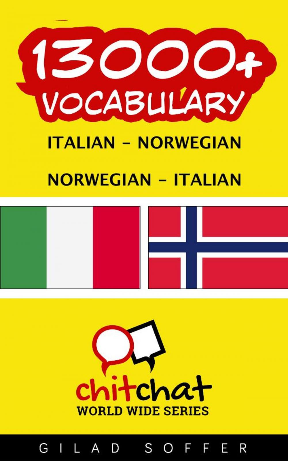 Big bigCover of 13000+ Vocabulary Italian - Norwegian