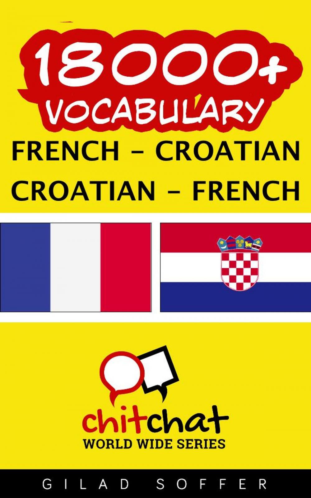 Big bigCover of 18000+ Vocabulary French - Croatian