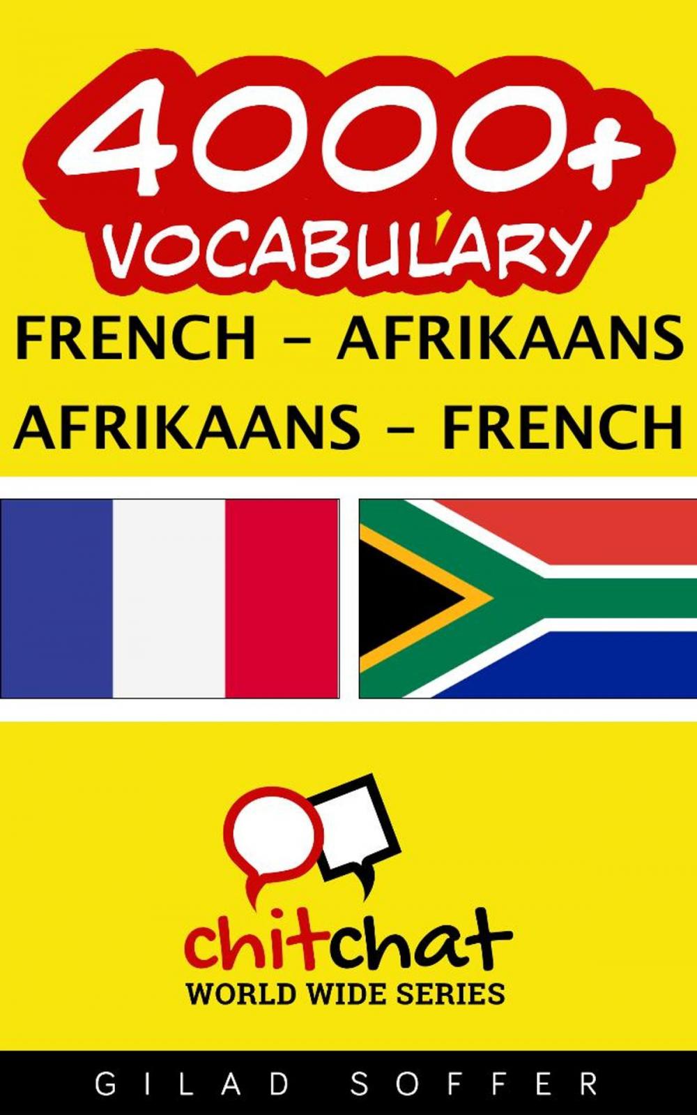 Big bigCover of 4000+ Vocabulary French - Afrikaans