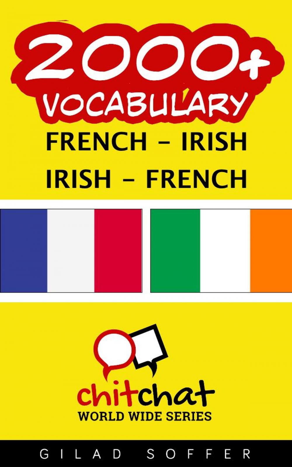 Big bigCover of 2000+ Vocabulary French - Irish