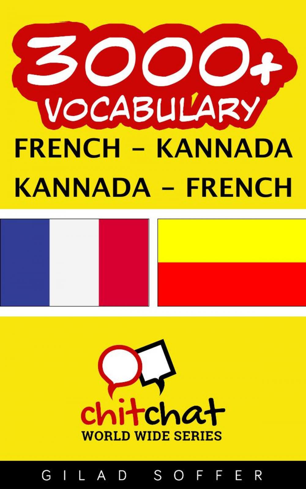 Big bigCover of 3000+ Vocabulary French - Kannada