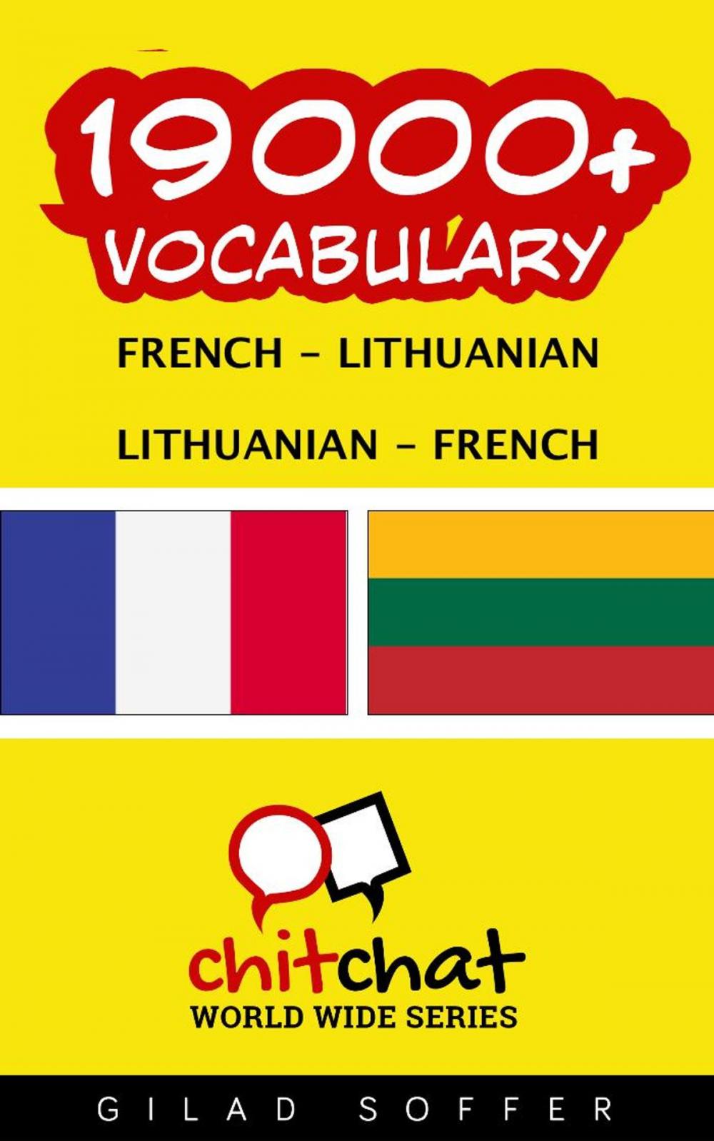 Big bigCover of 19000+ Vocabulary French - Lithuanian