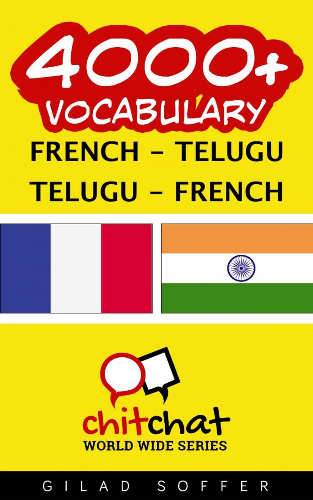 Big bigCover of 4000+ Vocabulary French - Telugu