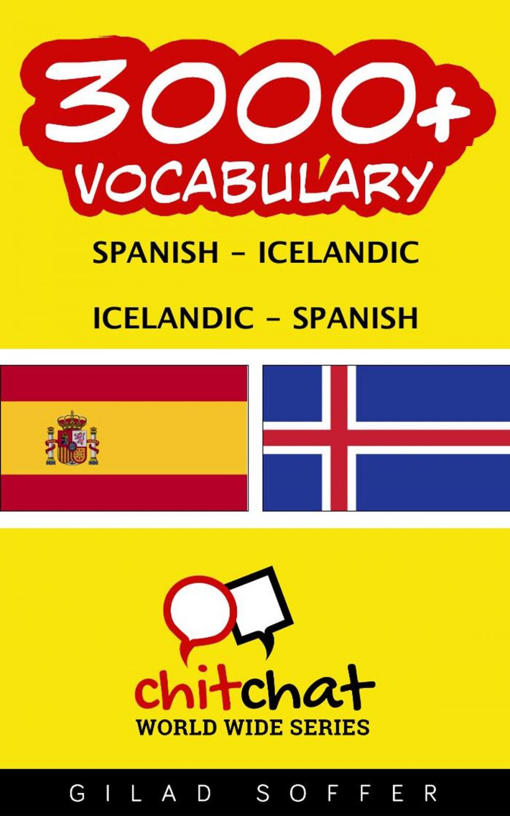 Big bigCover of 3000+ Vocabulary Spanish - Icelandic