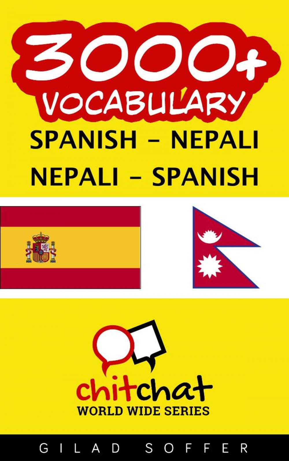 Big bigCover of 3000+ Vocabulary Spanish - Nepali