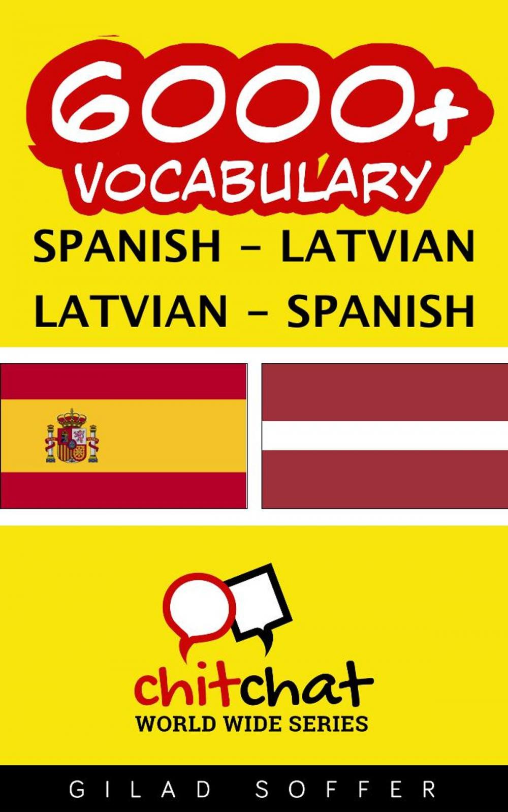 Big bigCover of 6000+ Vocabulary Spanish - Latvian