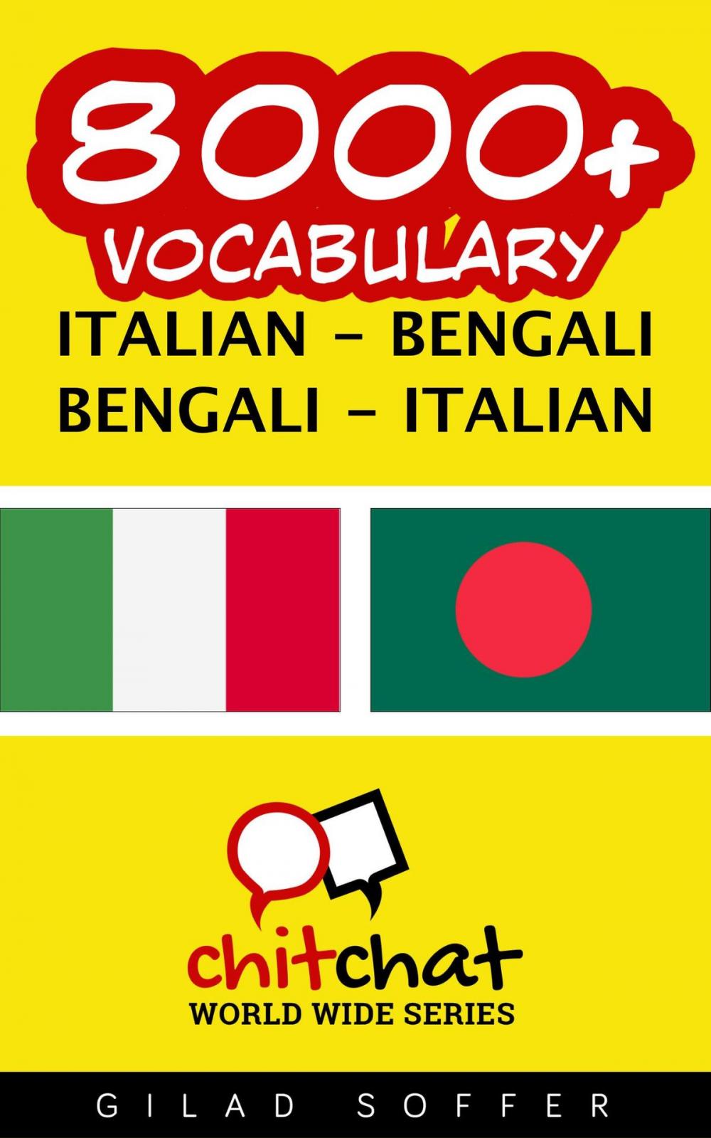 Big bigCover of 8000+ Vocabulary Italian - Bengali