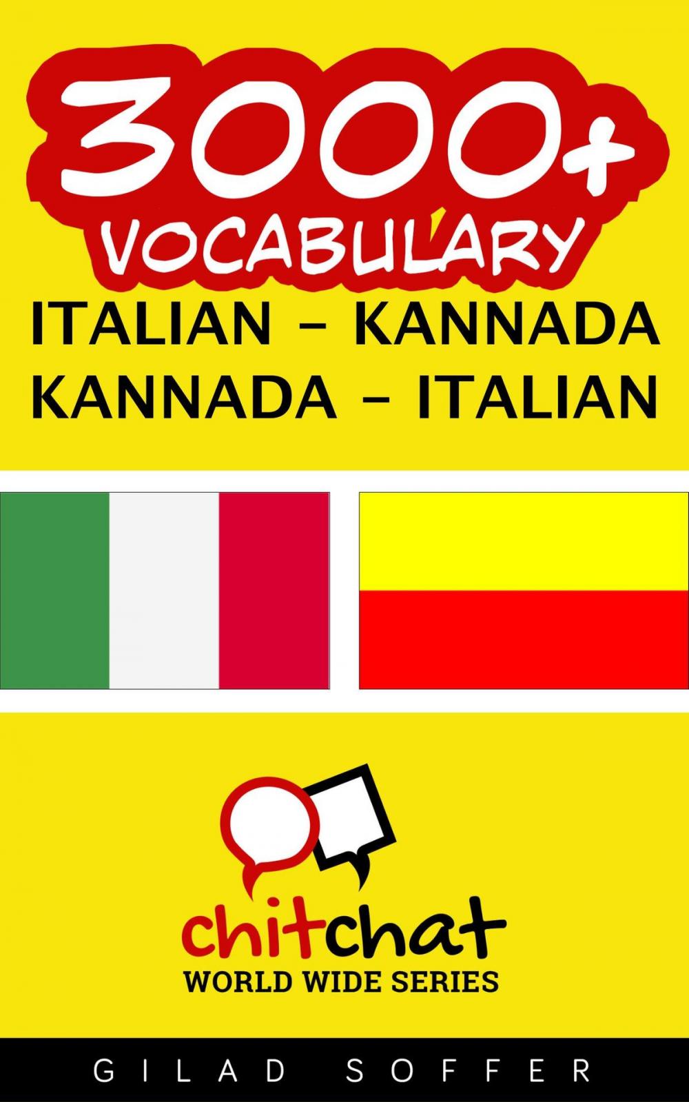 Big bigCover of 3000+ Vocabulary Italian - Kannada