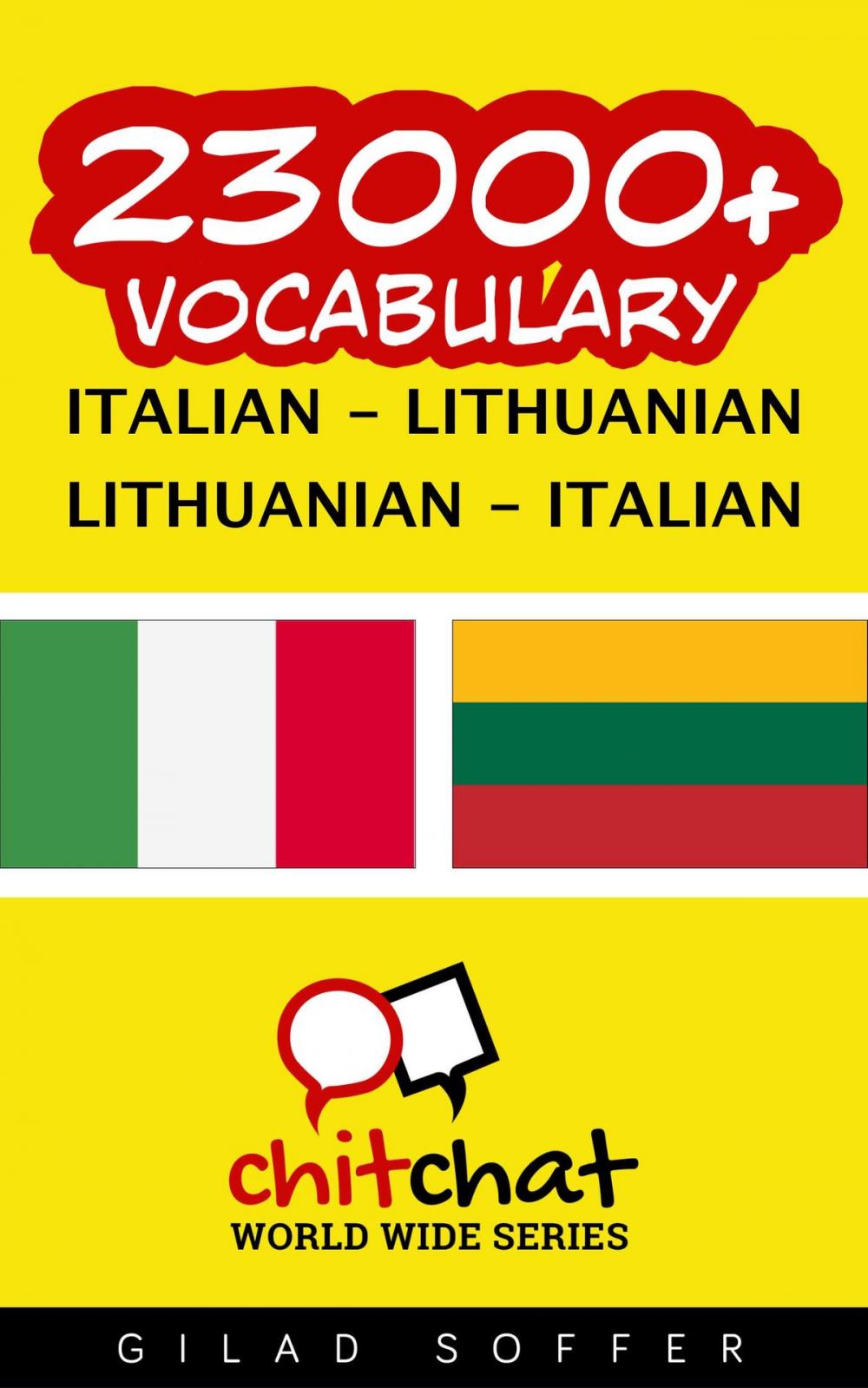 Big bigCover of 23000+ Vocabulary Italian - Lithuanian