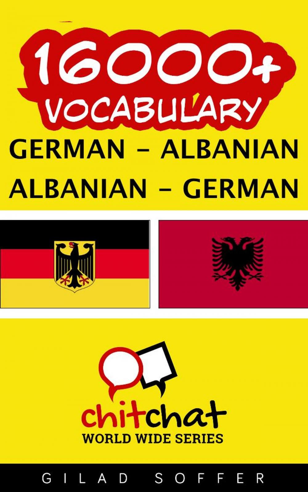 Big bigCover of 16000+ Vocabulary German - Albanian
