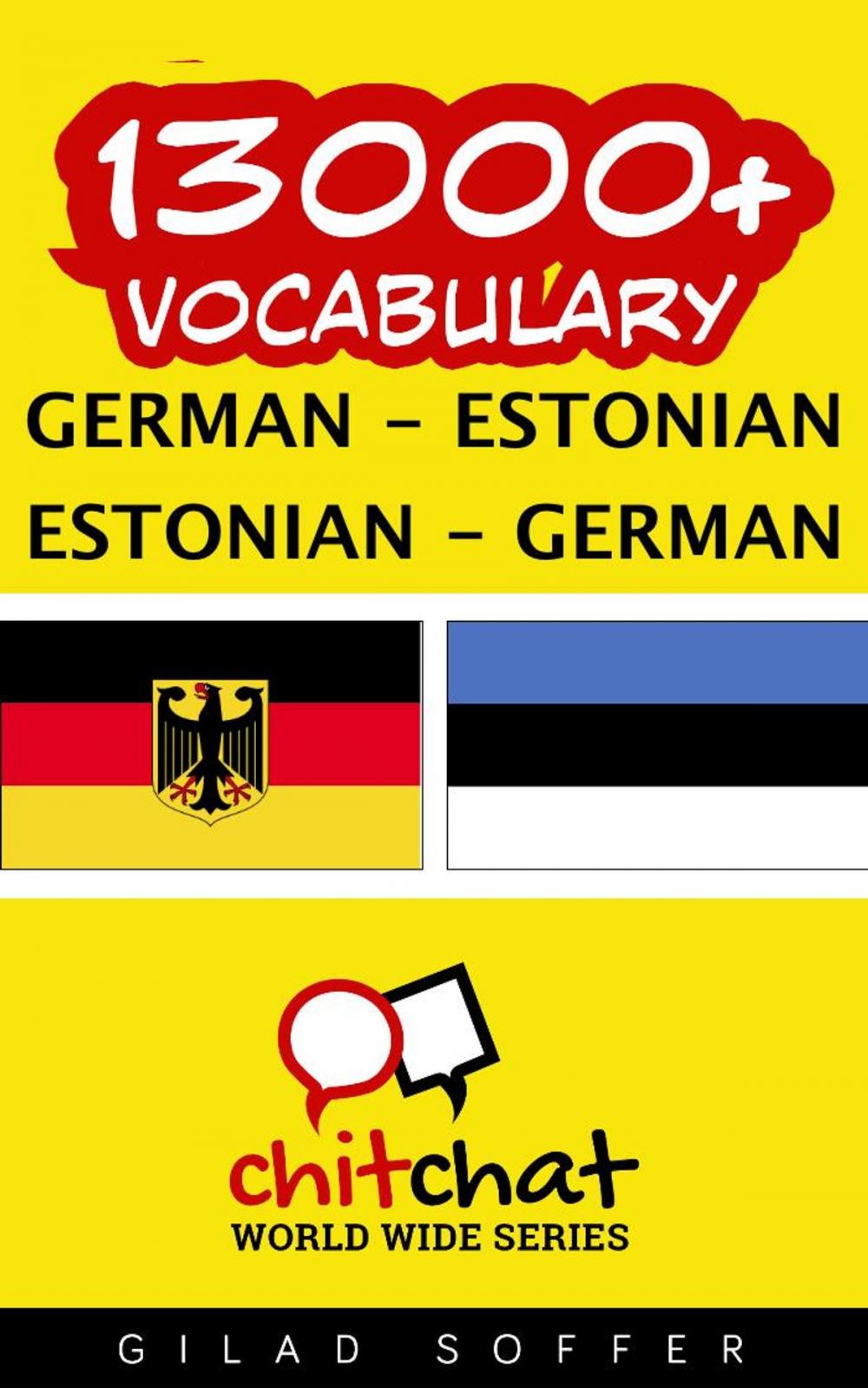 Big bigCover of 13000+ Vocabulary German - Estonian