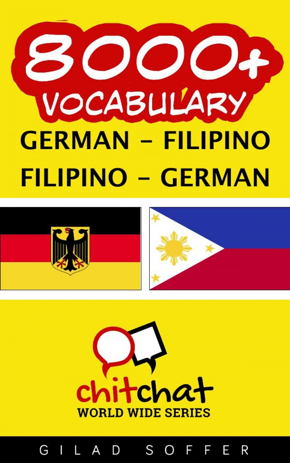 Big bigCover of 8000+ Vocabulary German - Filipino