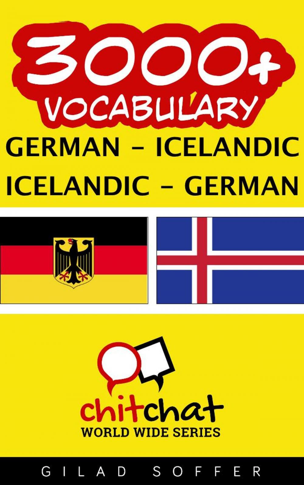 Big bigCover of 3000+ Vocabulary German - Icelandic