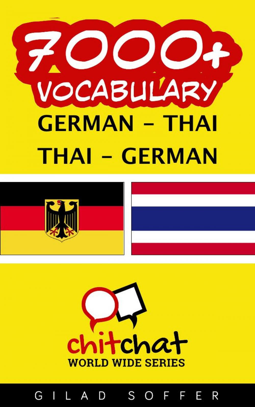 Big bigCover of 7000+ Vocabulary German - Thai