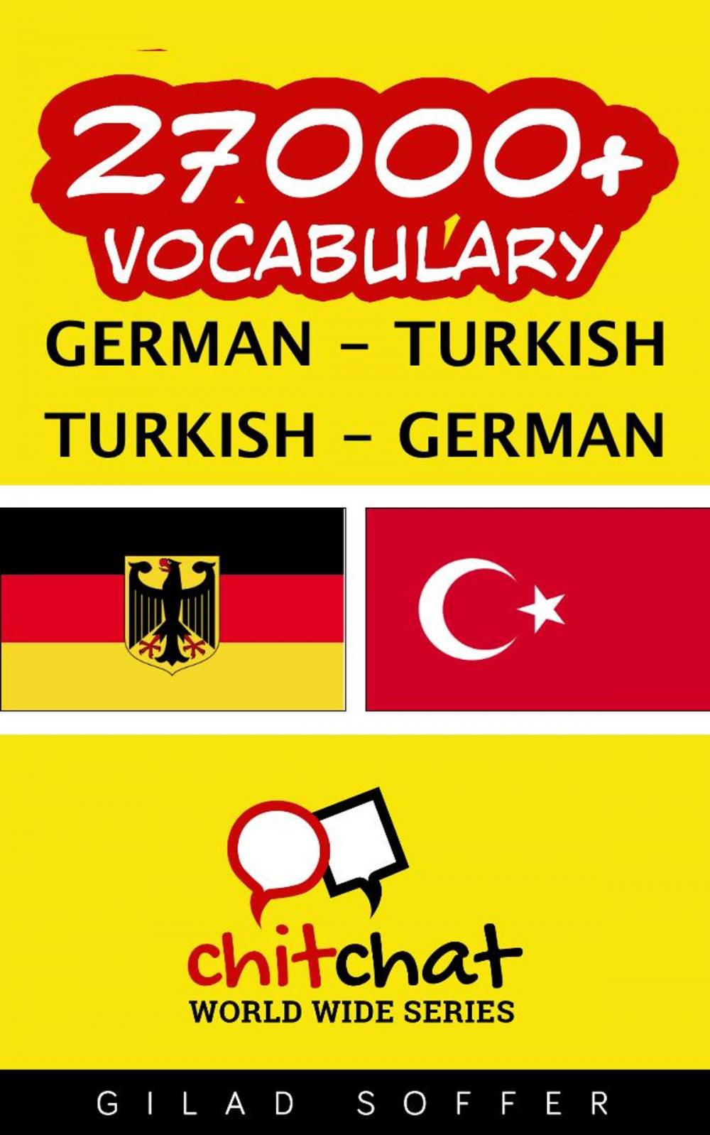 Big bigCover of 27000+ Vocabulary German - Turkish