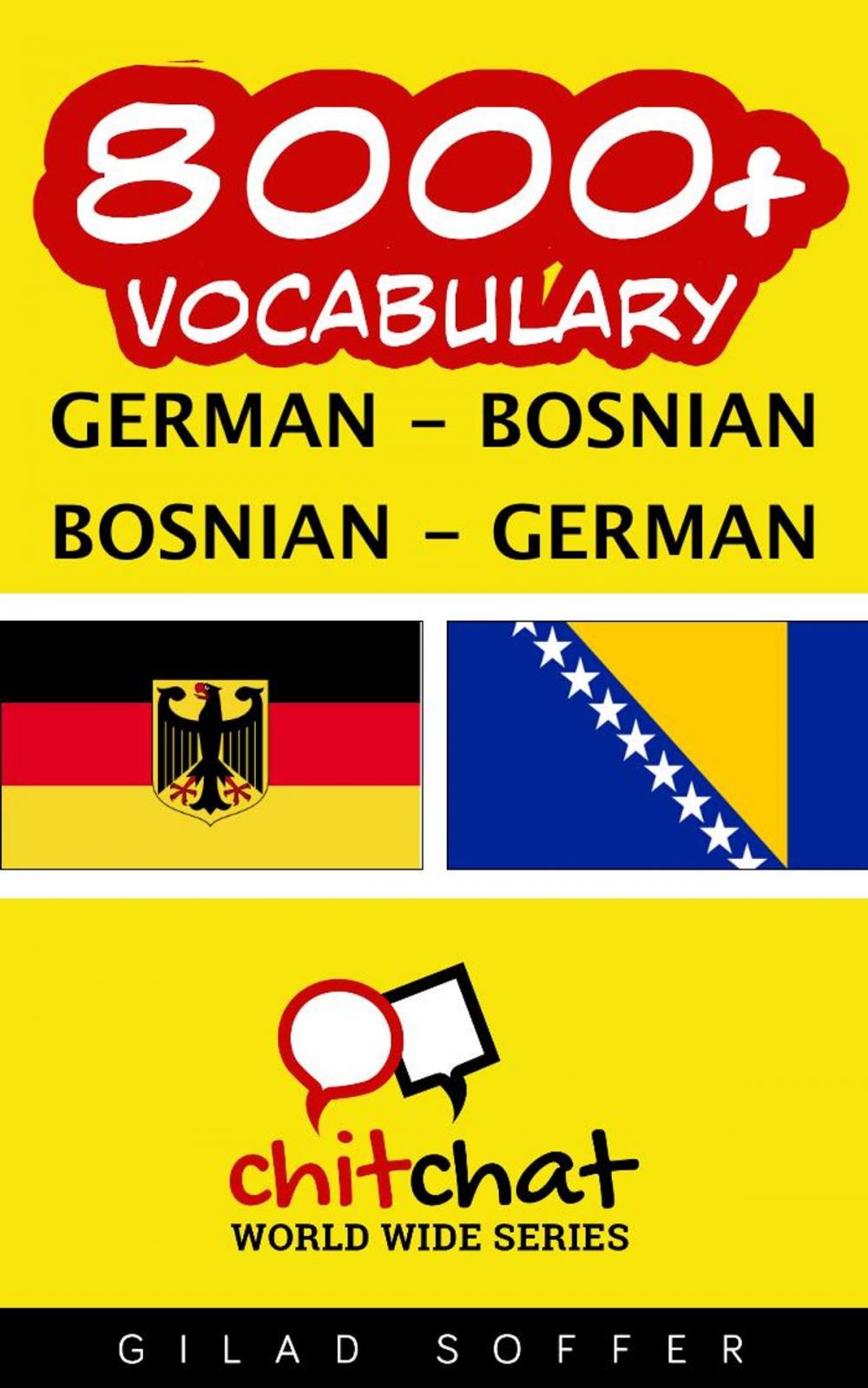 Big bigCover of 8000+ Vocabulary German - Bosnian