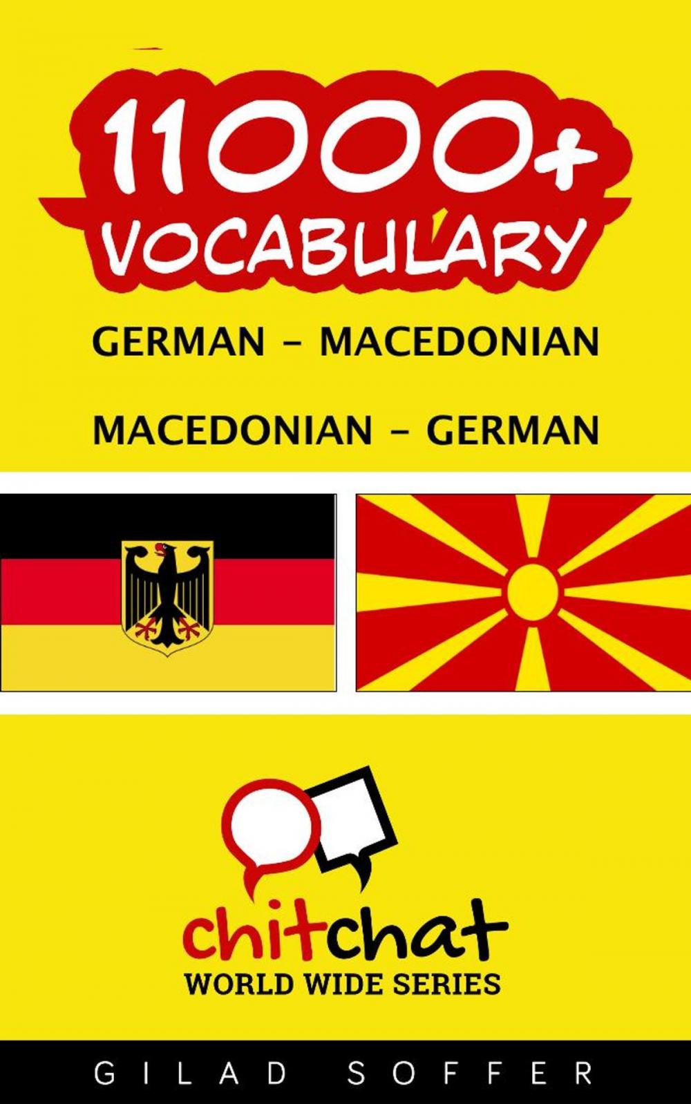 Big bigCover of 11000+ Vocabulary German - Macedonian