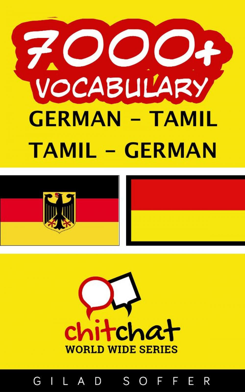 Big bigCover of 7000+ Vocabulary German - Tamil