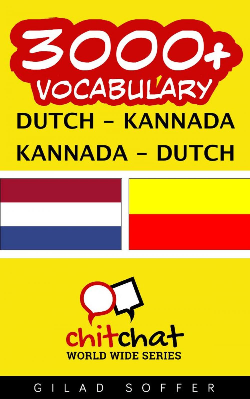 Big bigCover of 3000+ Vocabulary Dutch - Kannada