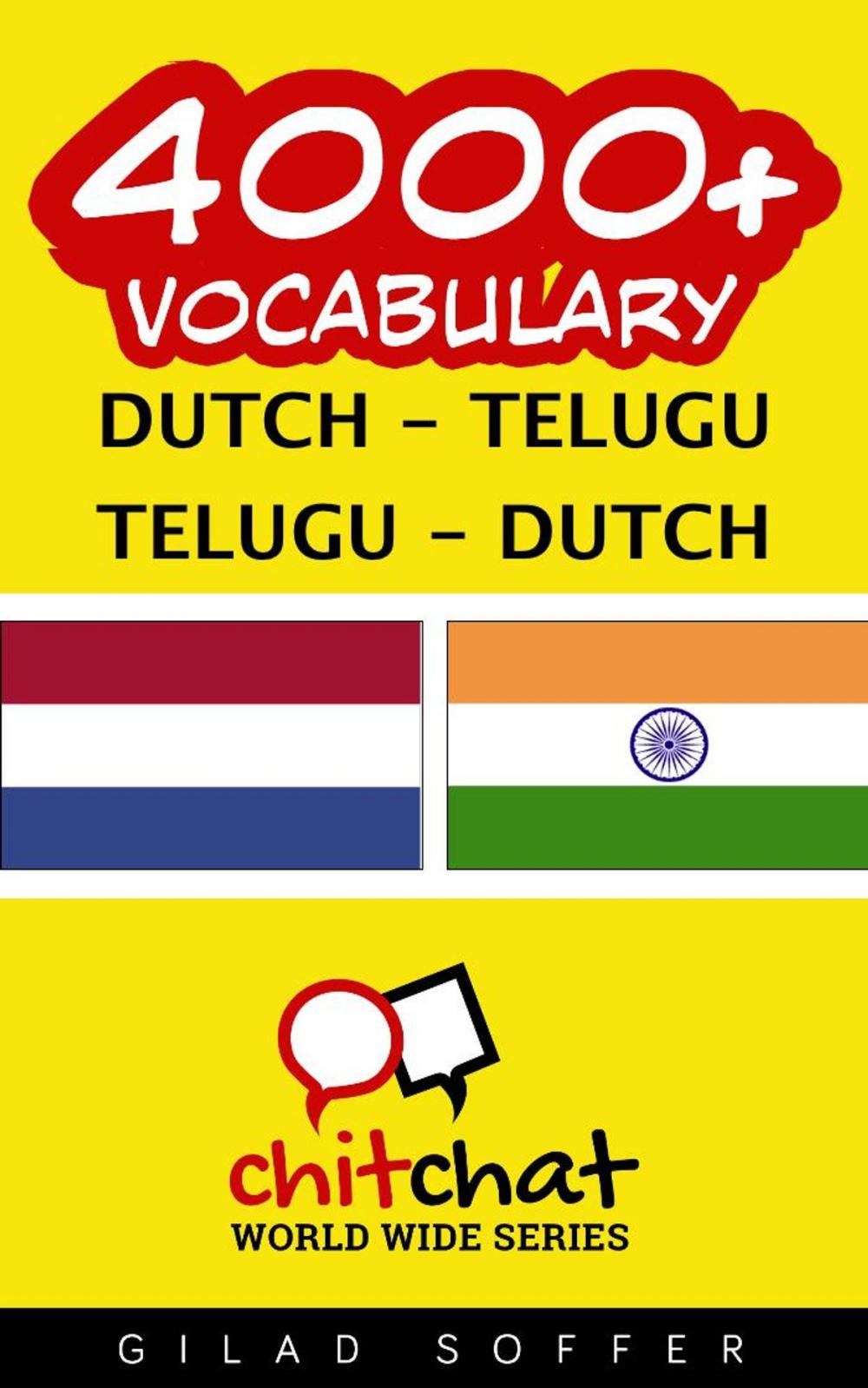 Big bigCover of 4000+ Vocabulary Dutch - Telugu