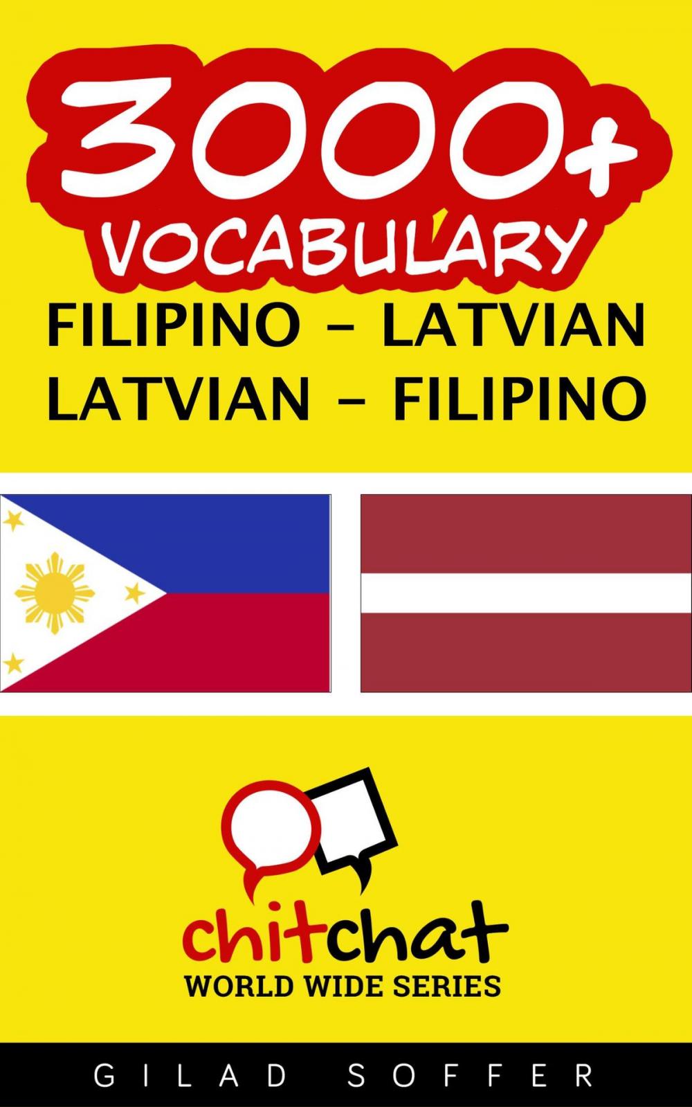 Big bigCover of 3000+ Vocabulary Filipino - Latvian