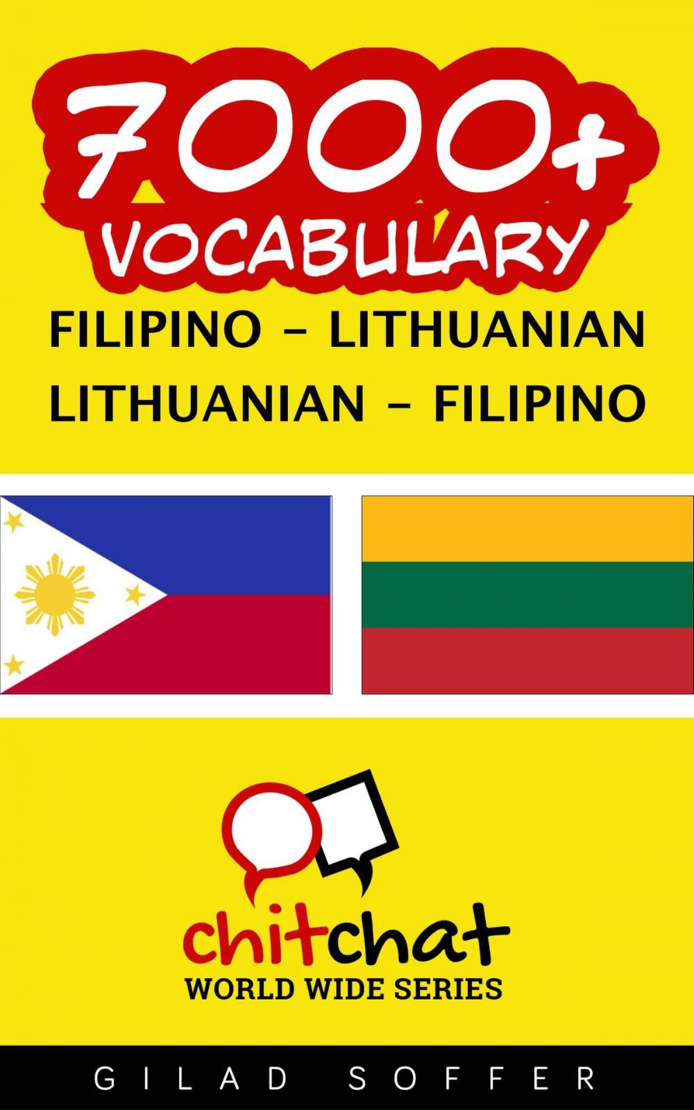 Big bigCover of 7000+ Vocabulary Filipino - Lithuanian