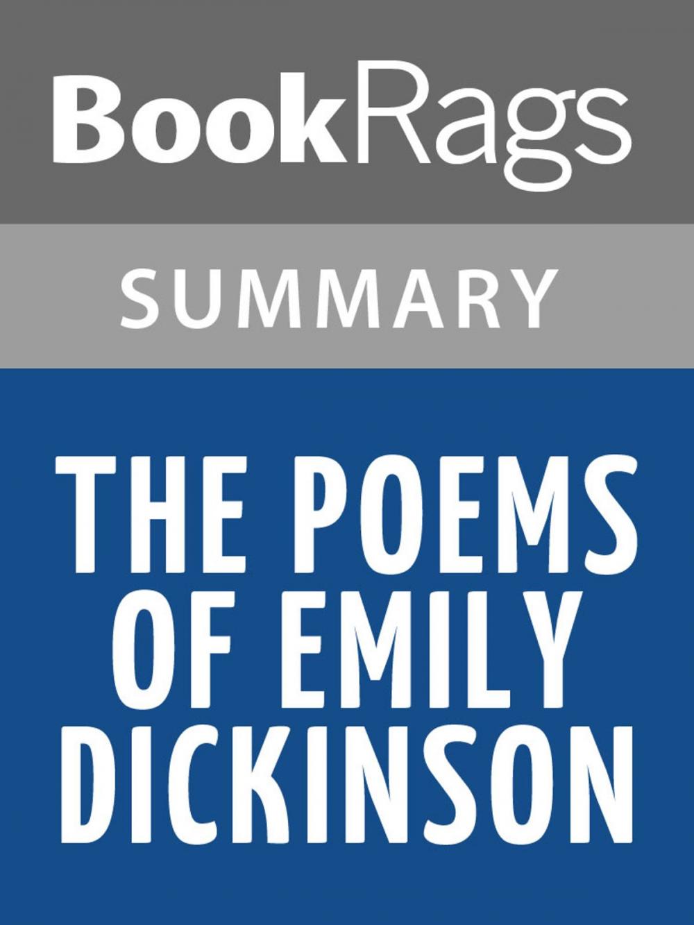 Big bigCover of The Poems of Emily Dickinson by Emily Dickinson l Summary & Study Guide