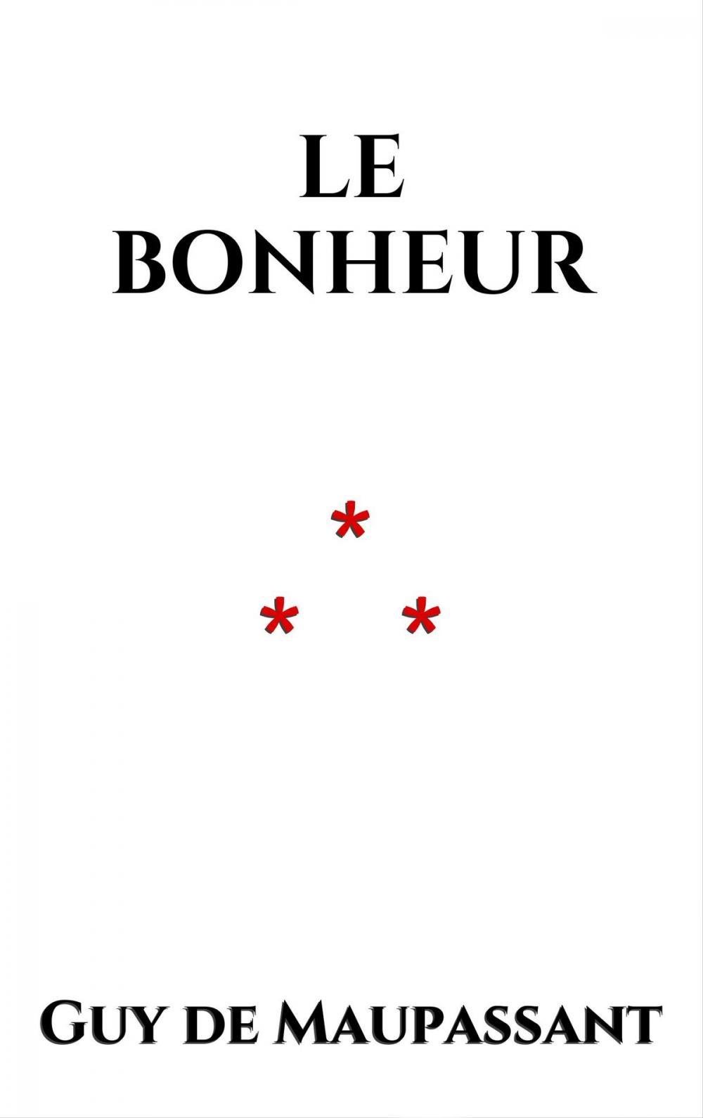 Big bigCover of Le Bonheur